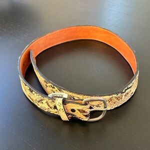 Nocona belt co. genuine snake belt 36